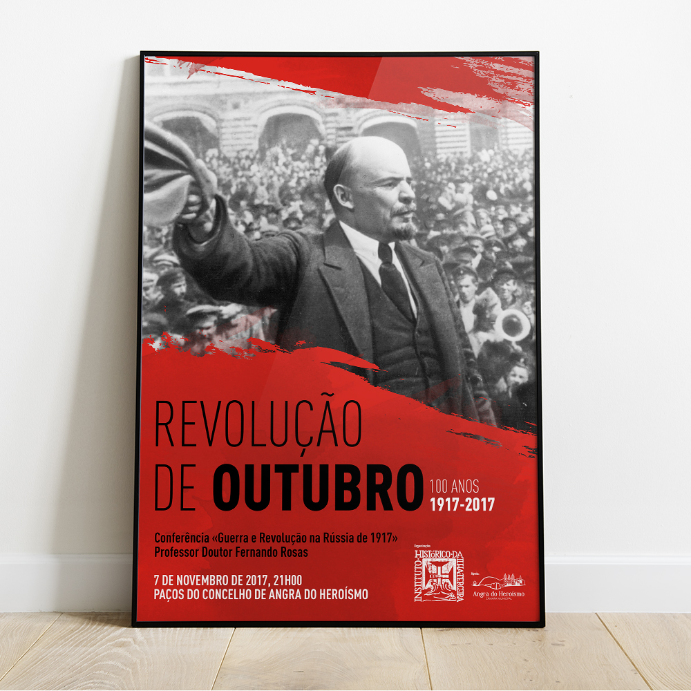 revolução de outubro poster